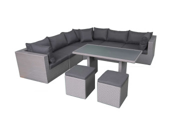  Fonteyn | Lounge-Diningset Salou | Dark Grey 759720-31